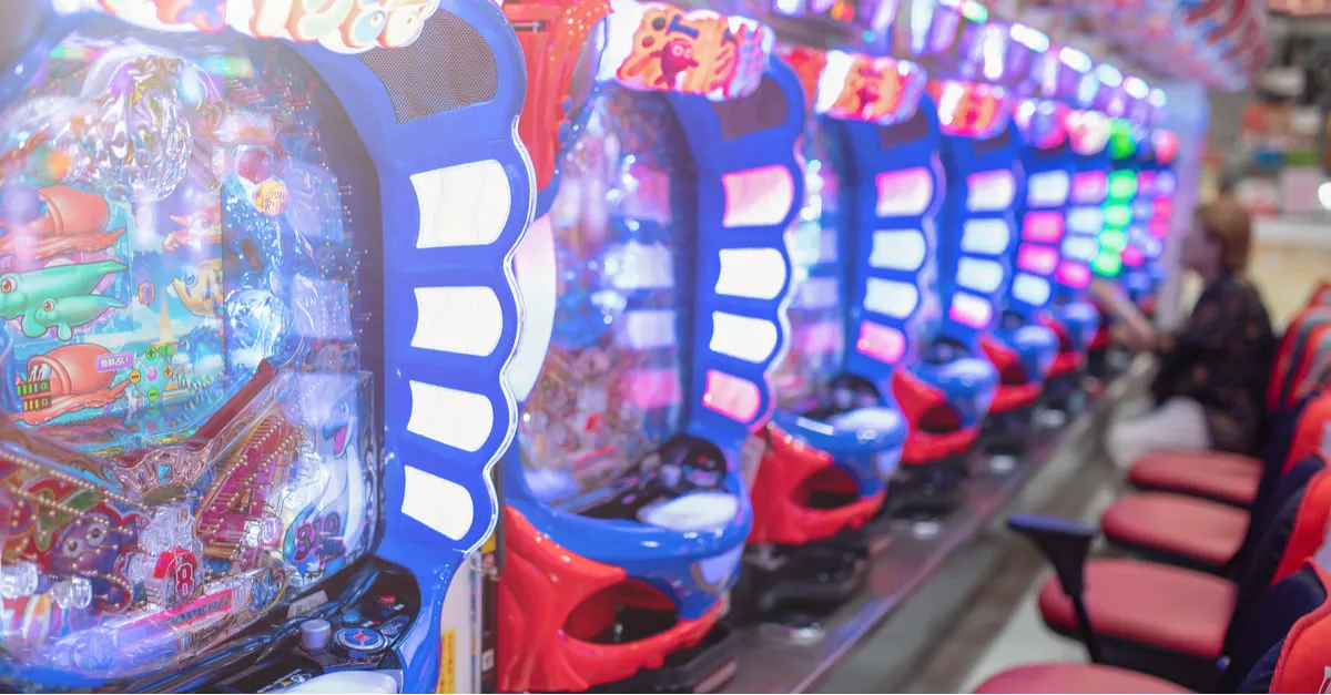 Pachinko hall interior
